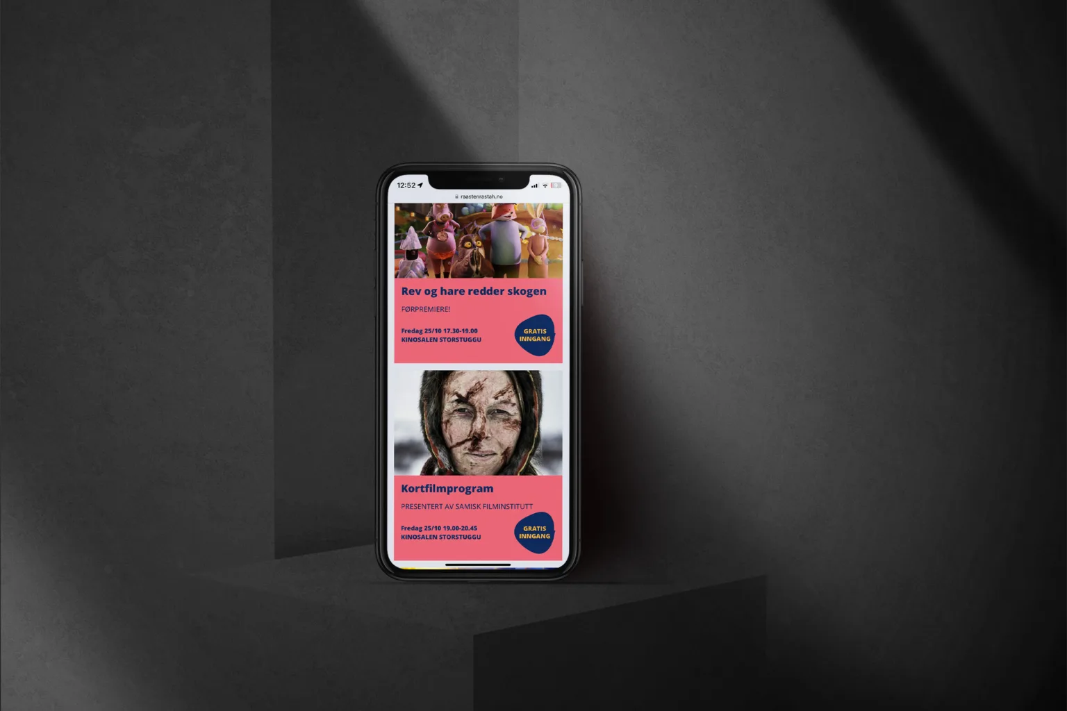 Iphone inne rrfilm