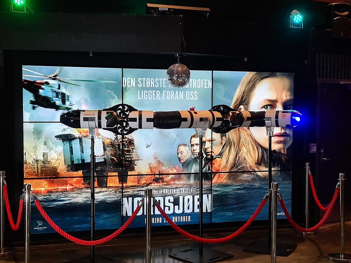 Prosjekt Eelume robot på førpremiere