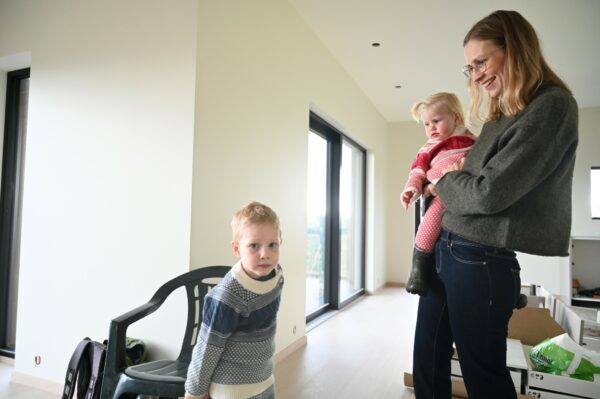 Kristina Tiril og Sverre inne